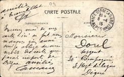 CPA Digne Avenue De I'Ecole Normale