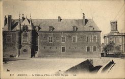 VINTAGE POSTCARD Amiens the Water Tower And I' Hotel Morgan