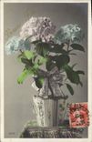 VINTAGE POSTCARD Fantasy Flowers Good Festival