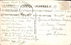 CPA Cannes Le Port Et Le Mont Chevalier bateaux