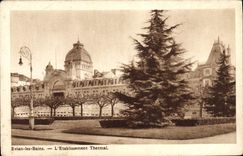 VINTAGE POSTCARD Evian Les Bains Hydropathic establishment