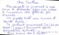 MODERN CARD Meilleurs Wishes of Pares