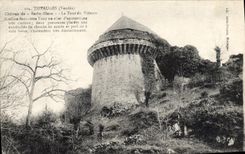 VINTAGE POSTCARD Tiffauges Castle Of Blue Beard the tower of Vidane