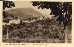 VINTAGE POSTCARD Surroundings Of Albertville Seen De Conflans