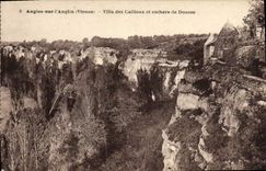 CPA Angles Sur I'Anglin Villa Des Cailloux Et Rochers De Dousse