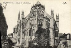 VINTAGE POSTCARD Bourges Apse Of the Cathedral