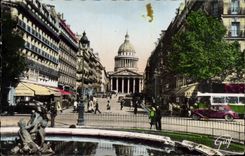 CPM Paris Et Ses Merveilles Rue Soufflot Et Le Pantheon