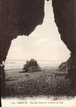 VINTAGE POSTCARD Carolles One Of the Caves Of the Point Of Lude