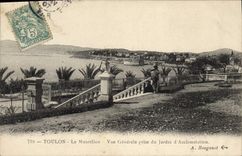 VINTAGE POSTCARD Toulon Mourillon View Taken Of the Zoological gardens