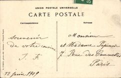 VINTAGE POSTCARD Amiens Law courts