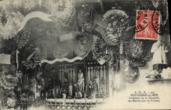 VINTAGE POSTCARD Boulogne On Inland sea of the Vault of the sailors on cliff