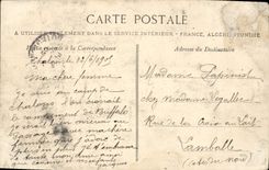 La POSTAL Evreux de la VENDIMIA coloca el ayuntamiento y el campanario de una iglesia