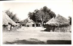 CPA Afrique (carte toilee)
