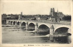 CPA Orleans Le Pont Vue Generale