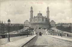 VINTAGE POSTCARD Paris Trocadero