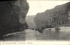 VINTAGE POSTCARD Gorges of the Tarn Straits