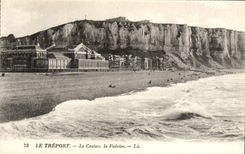 CPA Le Treport Le Casino la Falaise
