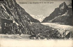 CPA Chamonix Le Chapeau et la Mer De Glace