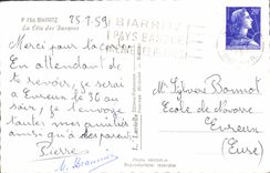 CPM Biarritz La Cote des Basques