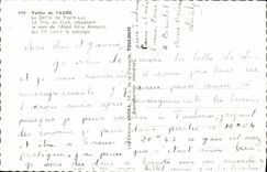 CPM Vallee de l'Aude Led efile de Pierre Lys Le trou du cure