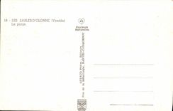 MODERN CARD Sables d'Olonne the Beach