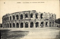 CPA Nimes les Arenes Vue Exterieure 