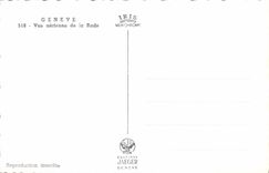 CPM Geneve Vue Gerienne de la Rade