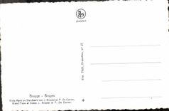 POSTAL MODERNA lugares y reglas magníficos Breydel y P de Brujas de Coninc