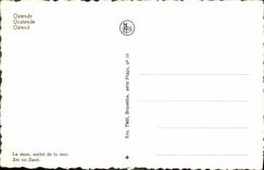 POSTAL MODERNA Ostende la duna