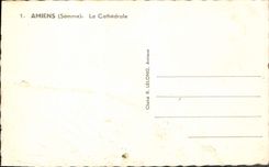 CPM Amiens La Cathedrale