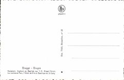 CPM Bruges La justice de Paix L'hotel de ville et basilique du St Sang