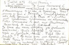 MODERN CARD Heavy the Basilica I' Apparition