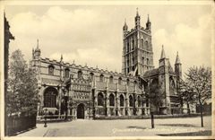 Catedral de Glouester de la POSTAL de la VENDIMIA del sur