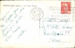 CPM Montlucon Le Vieux Chateau