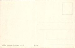 VINTAGE POSTCARD Munchen Wittelsbache Brunnen