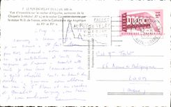 MODERN CARD Puy In Velay Overall picture On the Rock of Aiguilhe