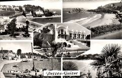 MODERN CARD Perros Guirec the Casino the Port Beach De Trestraou