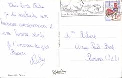 CPA Heureuse Anniversaire Fleurs