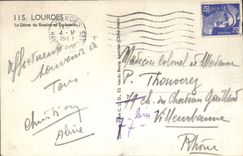 VINTAGE POSTCARD Heavy the Dome Of the Rosary And Esplanade