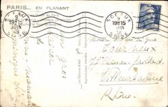 CPM Paris En Flanant Notre Dame Chimere 