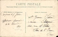 VINTAGE POSTCARD Fantasy Flowers