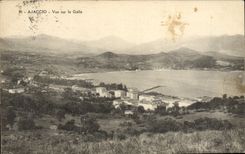 CPA Ajaccio Vue Sur Le Golfe