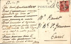 VINTAGE POSTCARD Ajaccio Seen On the Gulf