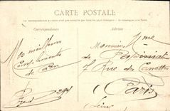 VINTAGE POSTCARD Caen Church Saint Pierre Seen Of the Barracks