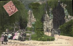 CPA Paris Buttes Chaumont La Grotte