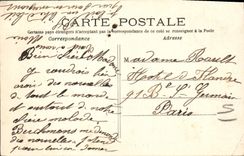 VINTAGE POSTCARD Paris Chaumont Hillocks the Cave