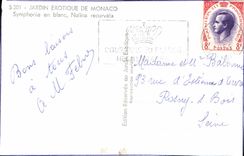 CPM Jardin Exotique De Monaco Symphonie en blanc Nolina recurvata