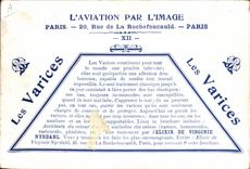 VINTAGE POSTCARD Aviation Plane Henry Farman has Etampes Horses draft