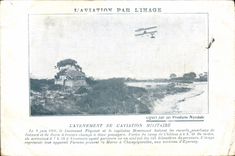 CPA Aviation Avion Avenement de l'aviation militaire Lieutenant Fequand et le capitaine Marconnet 