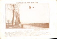 CPA Aviation Avion De Juvisy a Orleans en aeroplane 